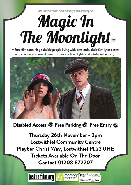 Dementia friendly Magic in the Moonlight screening