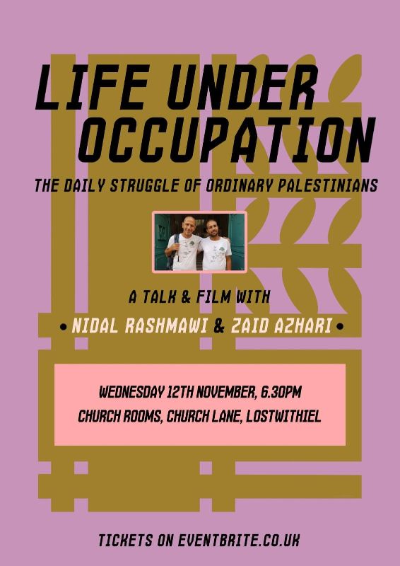 Life under occupation poster